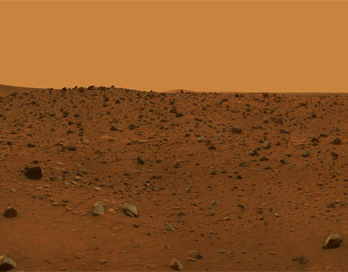 Il suolo di Marte fotografato dal rover Spirit della NASA nel 2009